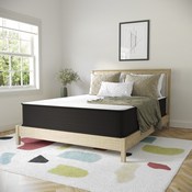 Dream 12 Inch Hybrid Mattress, Queen Size High Density Foam and Pocket Spring Mattress in a Box, CertiPur-US Certified Foam, White/Gray, DR-E230P-R-Q-12-GY-GG