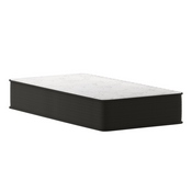 Dream 12 Inch Hybrid Mattress, Twin Size High Density Foam and Pocket Spring Mattress in a Box, CertiPur-US Certified Foam, White/Gray, DR-E230P-R-T-12-GY-GG