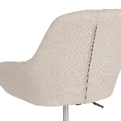 Cortana Home and Office Mid-Back Chair in Beige Fabric, DS-8012LB-BGE-F-GG