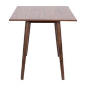 Hatfield 47 Inch Mid-Century Modern Wood Dining Table, Wood Kitchen Table, Dark Walnut, EM-DT16001-WAL-GG