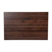 Hatfield 47 Inch Mid-Century Modern Wood Dining Table, Wood Kitchen Table, Dark Walnut, EM-DT16001-WAL-GG