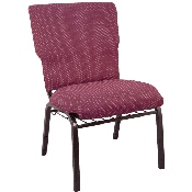 Advantage Burgundy Pattern Discount Church Chair - 21 in. Wide, EPCHT-100