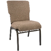 Advantage Mixed Tan Discount Church Chair - 21 in. Wide, EPCHT-105