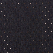HERCULES Series Crown Back Stacking Banquet Chair in Black Patterned Fabric - Gold Vein Frame, FD-C01-GOLDVEIN-S0806-GG