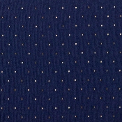 HERCULES Series Crown Back Stacking Banquet Chair in Navy Blue Dot Patterned Fabric - Gold Vein Frame, FD-C01-GOLDVEIN-S0810-GG