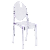 Ghost Side Chair in Transparent Crystal, FH-111-APC-CLR-GG
