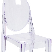 Ghost Side Chair in Transparent Crystal, FH-111-APC-CLR-GG