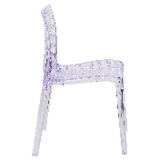 Vision Series Transparent Stacking Side Chair, FH-161-APC-GG