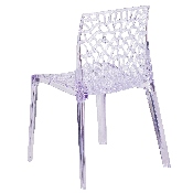 Vision Series Transparent Stacking Side Chair, FH-161-APC-GG