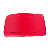 Malta Red Portable Lightweight Reclining Stadium Chair with Armrests, Padded Back & Seat with Dual Storage Pockets and Backpack Straps, FV-FA090-RD-GG