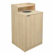 Dell Commercial Grade Trash Receptacle Enclosure for 32 Gallon Trash Cans with 8