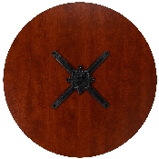 36" Round Multi-Purpose Conference Table in Cherry, GC-M-BLK-15-CHR-GG