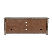 Ayrith Modern Farmhouse Barn Door TV Stand in Gray for TV's up to 65 Inches - 59 Inch Entertainment Center with Adjustable Shelf, GC-MBLK67-GY-GG