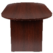 6 Foot (72 inch) Oval Conference Table in Mahogany, GC-TL1035-MHG-GG