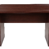 6 Foot (72 inch) Oval Conference Table in Mahogany, GC-TL1035-MHG-GG
