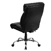 HERCULES Series Big & Tall 400 lb. Rated Black LeatherSoft Executive Ergonomic Office Chair with Full Headrest, GO-1235-BK-LEA-GG
