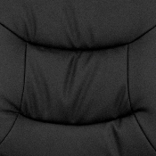 Mid-Back Black LeatherSoft Multifunction Swivel Ergonomic Task Office Chair, GO-1574-BK-GG