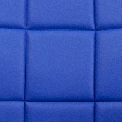 Mid-Back Blue Quilted Vinyl Swivel Task Office Chair with Arms, GO-1691-1-BLUE-A-GG