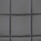 Mid-Back Gray Quilted Vinyl Swivel Task Office Chair with Arms, GO-1691-1-GY-A-GG