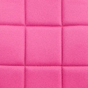 Mid-Back Pink Quilted Vinyl Swivel Task Office Chair with Arms, GO-1691-1-PINK-A-GG