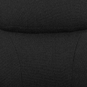 HERCULES Series Big & Tall 400 lb. Rated Black Fabric Ergonomic Task Office Chair with Line Stitching and Adjustable Arms, GO-2031F-GG