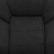 HERCULES Series 24/7 Intensive Use Big & Tall 500 lb. Rated Black Fabric Executive Ergonomic Office Chair with Loop Arms, GO-2078-GG