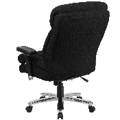 HERCULES Series 24/7 Intensive Use Big & Tall 400 lb. Rated Black Fabric Executive Ergonomic Office Chair with Lumbar Knob, GO-2085-GG, GO-2085-GG