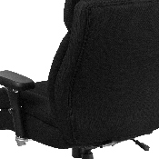 HERCULES Series 24/7 Intensive Use Big & Tall 400 lb. Rated Black Fabric Executive Ergonomic Office Chair with Lumbar Knob, GO-2085-GG, GO-2085-GG