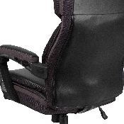 HERCULES Series Big & Tall 500 lb. Rated Black LeatherSoft Executive Swivel Ergonomic Office Chair with Adjustable Headrest, GO-2223-BK-GG