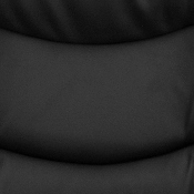 Mid-Back Black LeatherSoft Executive Swivel Office Chair with Three Line Horizontal Stitch Back and Arms, GO-977-1-BK-LEA-GG
