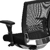 HERCULES Series 24/7 Intensive Use 300 lb. Rated Black Mesh Multifunction Ergonomic Office Chair with Seat Slider, GO-WY-85-8-GG