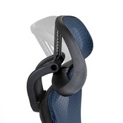Ergonomic Mesh Office Chair with 2-to-1 Synchro-Tilt, Adjustable Headrest, Lumbar Support, and Adjustable Pivot Arms in Blue, H-LC-1388F-1K-BL-GG