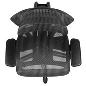 Ergonomic Mesh Office Chair with 2-to-1 Synchro-Tilt, Adjustable Headrest, Lumbar Support, and Adjustable Pivot Arms in Gray, H-LC-1388F-1K-GY-GG