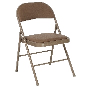 HERCULES Series Double Braced Beige Vinyl Folding Chair, HA-F003D-BGE-GG