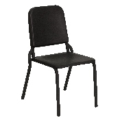 HERCULES Series Black High Density Stackable Melody Band/Music Chair, HF-MUSIC-GG