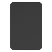 Janinne 20" x 30" Decorative Wall Mirror - Rounded Corners, Bathroom & Living Room Glass Mirror Hangs Horizontal Or Vertical, Matte Black, HFMHD-GDI-CRE8-212315-GG