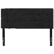Bedford Tufted Upholstered Full Size Headboard in Black Fabric, HG-HB1704-F-BK-GG