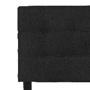 Bedford Tufted Upholstered Full Size Headboard in Black Fabric, HG-HB1704-F-BK-GG