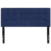 Bedford Tufted Upholstered Full Size Headboard in Navy Fabric, HG-HB1704-F-N-GG