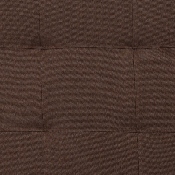 Bedford Tufted Upholstered Queen Size Headboard in Dark Brown Fabric, HG-HB1704-Q-DBR-GG