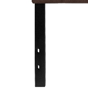 Bedford Tufted Upholstered Queen Size Headboard in Dark Brown Fabric, HG-HB1704-Q-DBR-GG