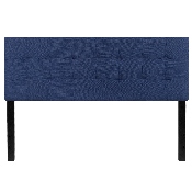 Bedford Tufted Upholstered Queen Size Headboard in Navy Fabric, HG-HB1704-Q-N-GG
