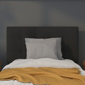 Bedford Tufted Upholstered Twin Size Headboard in Black Fabric, HG-HB1704-T-BK-GG