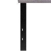 Bedford Tufted Upholstered Twin Size Headboard in Light Gray Fabric, HG-HB1704-T-LG-GG