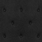 Cambridge Tufted Upholstered Full Size Headboard in Black Fabric, HG-HB1708-F-BK-GG