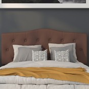 Cambridge Tufted Upholstered Full Size Headboard in Camel Fabric, HG-HB1708-F-C-GG