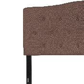 Cambridge Tufted Upholstered Full Size Headboard in Camel Fabric, HG-HB1708-F-C-GG