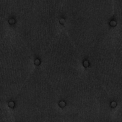 Cambridge Tufted Upholstered King Size Headboard in Black Fabric, HG-HB1708-K-BK-GG