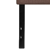 Cambridge Tufted Upholstered King Size Headboard in Camel Fabric, HG-HB1708-K-C-GG