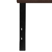 Cambridge Tufted Upholstered King Size Headboard in Dark Brown Fabric, HG-HB1708-K-DBR-GG